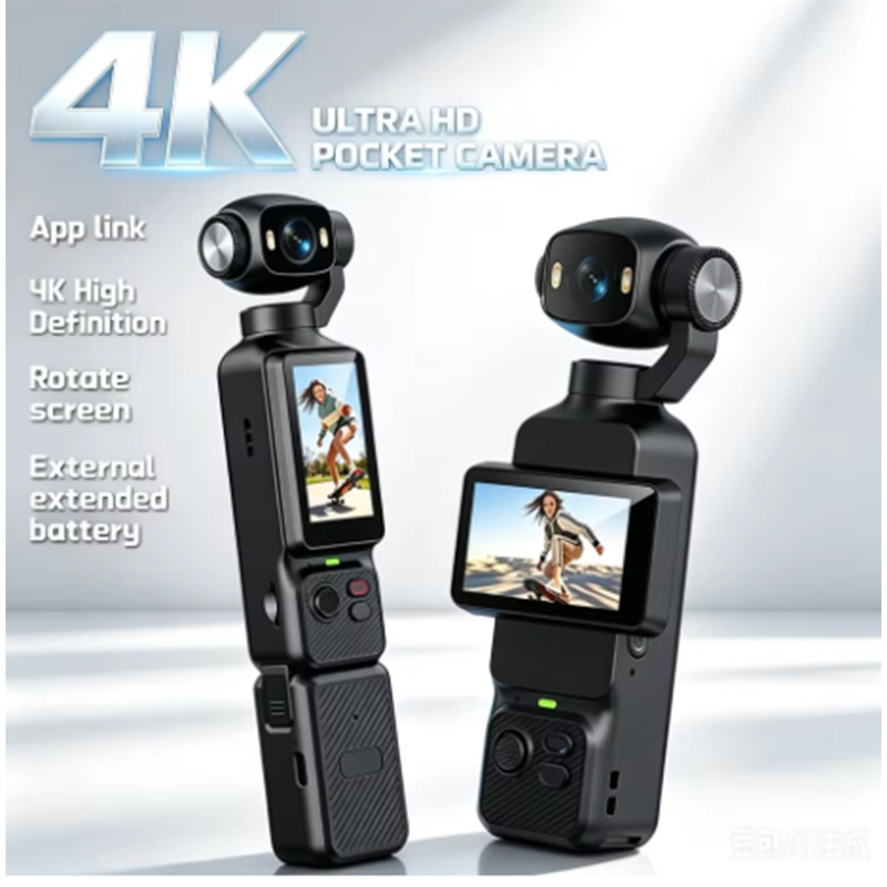 Outdoor Lighting Japanese - กล้องแอคชั่นแบบพกพา 4K HD 180 ° กล้องวิดีโอบล็อกพกพาพร้อมเลนส์หมุนได้
