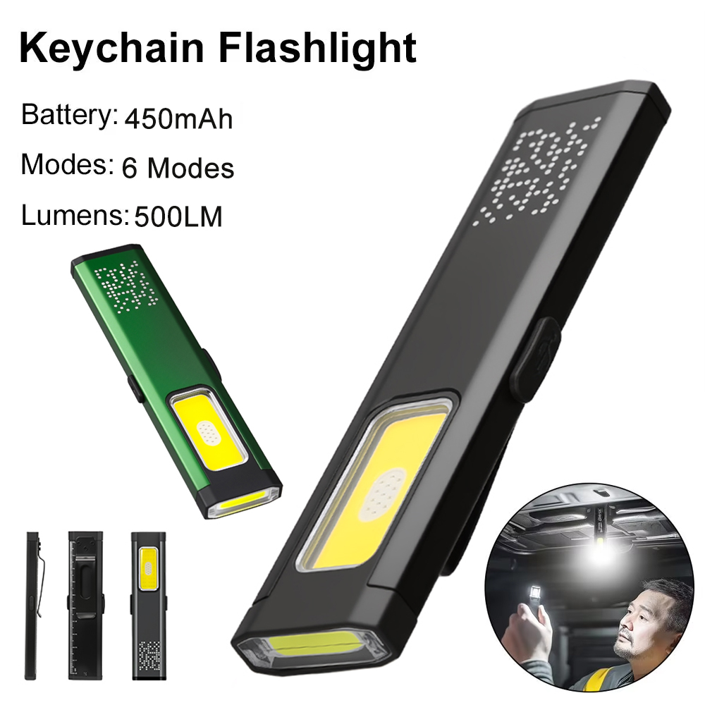 Outdoor Lighting Panel - ไฟฉาย LED แบบชาร์จไฟแบบพกพาขนาดเล็ก, ไฟฉายพกพาสำหรับทำงานกลางแจ้งกันน้ำพร้อมที่จับแม่เหล็ก, ไฟฉาย LED