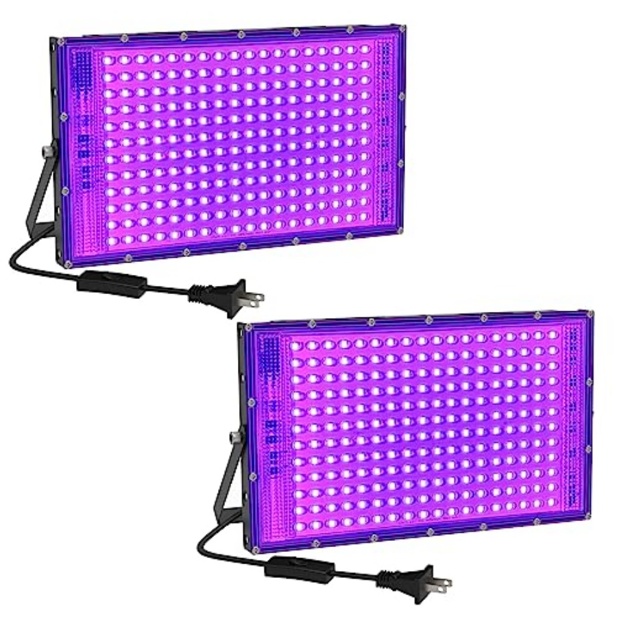 Led Flood Light - ไฟ LED สีดำ 150W 2 ชิ้น,