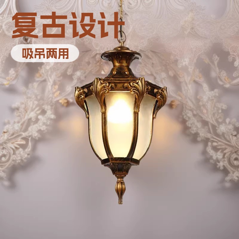 โคมไฟแขวนกลางแจ้งสไตล์อเมริกัน - Outdoor Lighting Chandelier บทวิจารณ์และราคา