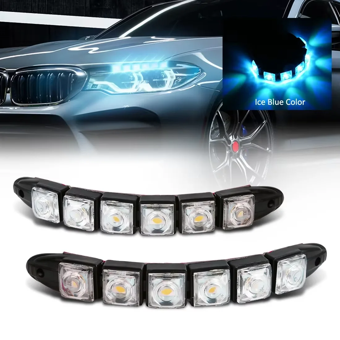 2PCS LED กันน้ํา DRL Light รถย - Waterproof Led Strip บทวิจารณ์และราคา