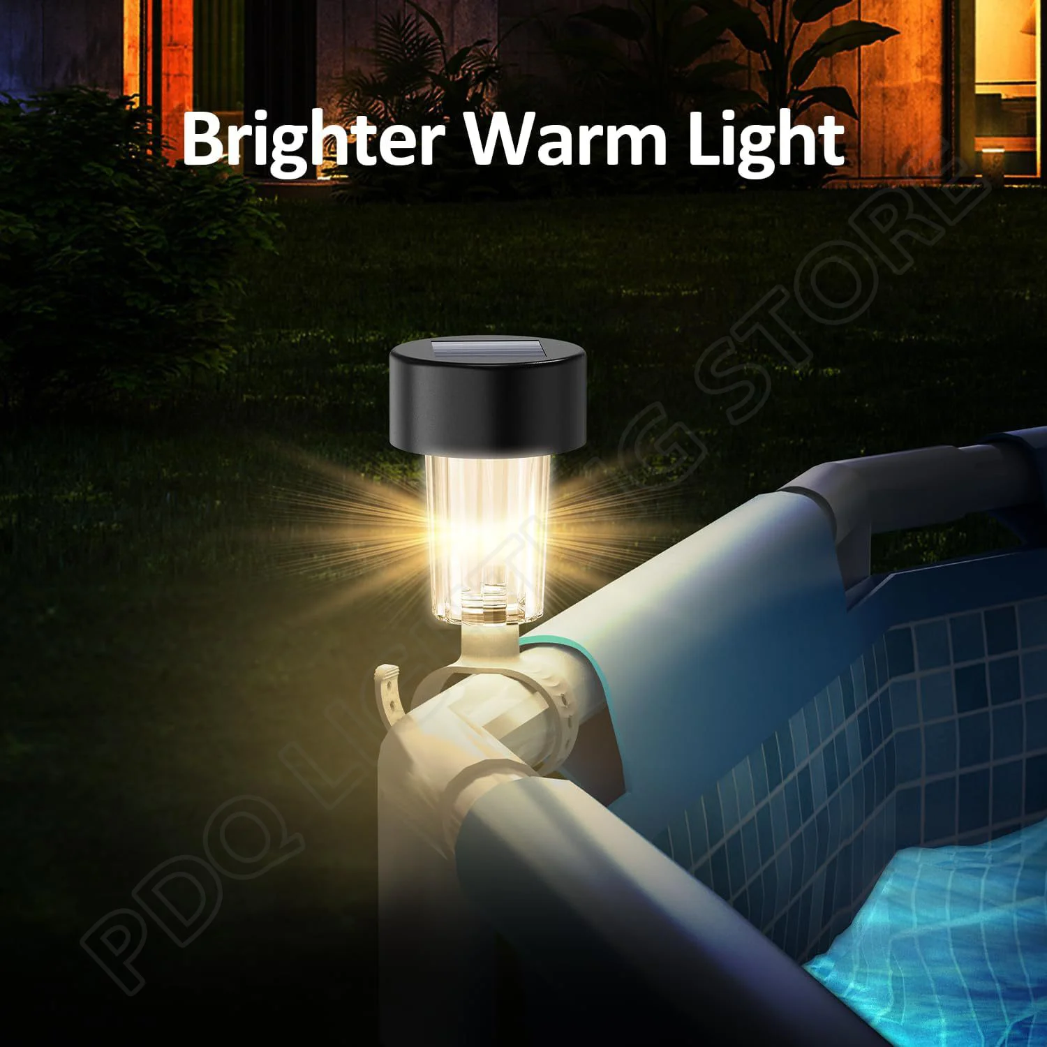 ไฟพลังงานแสงอาทิตย์กลางแจ้งสาย - Outdoor Lighting For Fence บทวิจารณ์และราคา