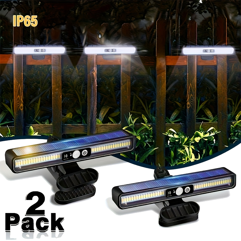 ไฟพลังงานแสงอาทิตย์แบบหนีบติดต - Outdoor Lighting For Fence บทวิจารณ์และราคา