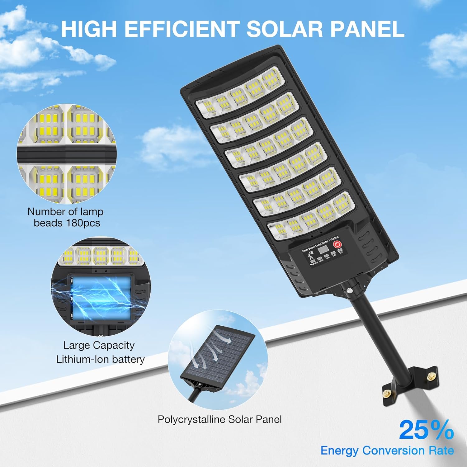 ไฟถนนพลังงานแสงอาทิตย์แบบติดตั - Outdoor Lighting Dusk To Dawn บทวิจารณ์และราคา