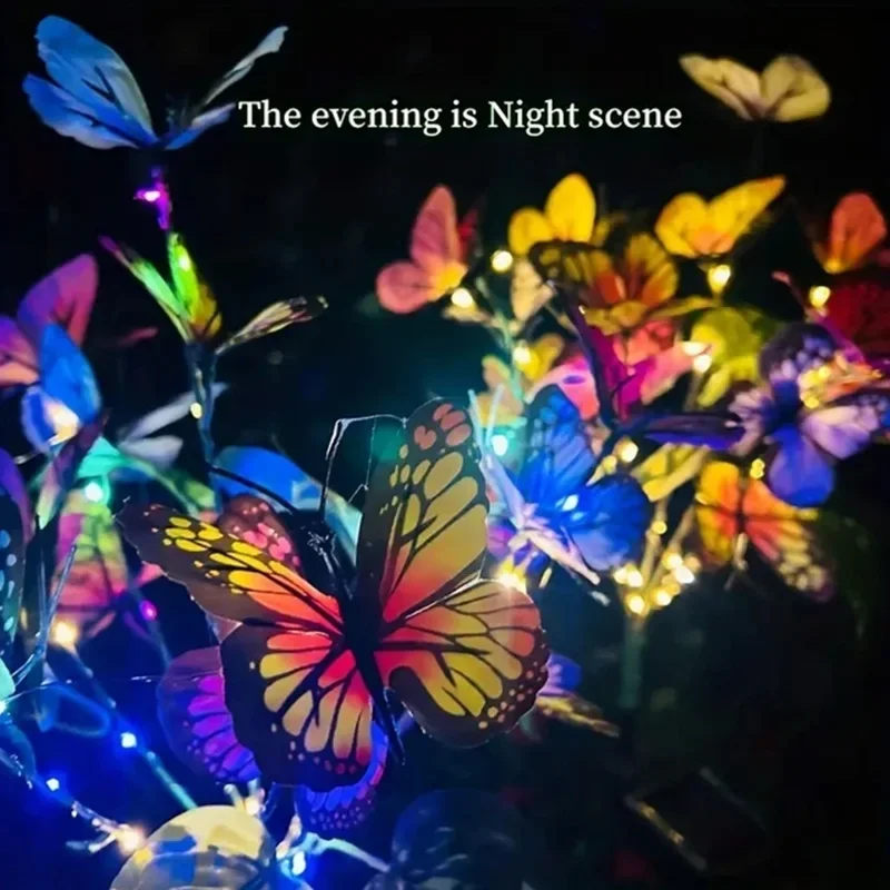 พลังงานแสงอาทิตย์ LED สวนผีเสื - Outdoor Lighting For Backyard บทวิจารณ์และราคา
