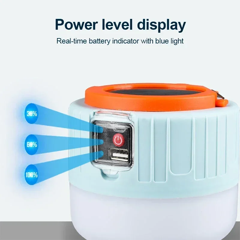 LED Solar Camping Light Power  - Outdoor Lighting Remote Control บทวิจารณ์และราคา