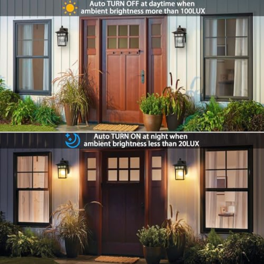 ไฟส่องสว่างภายนอกพร้อมเต้ารับ  - Outdoor Lighting Dusk To Dawn บทวิจารณ์และราคา