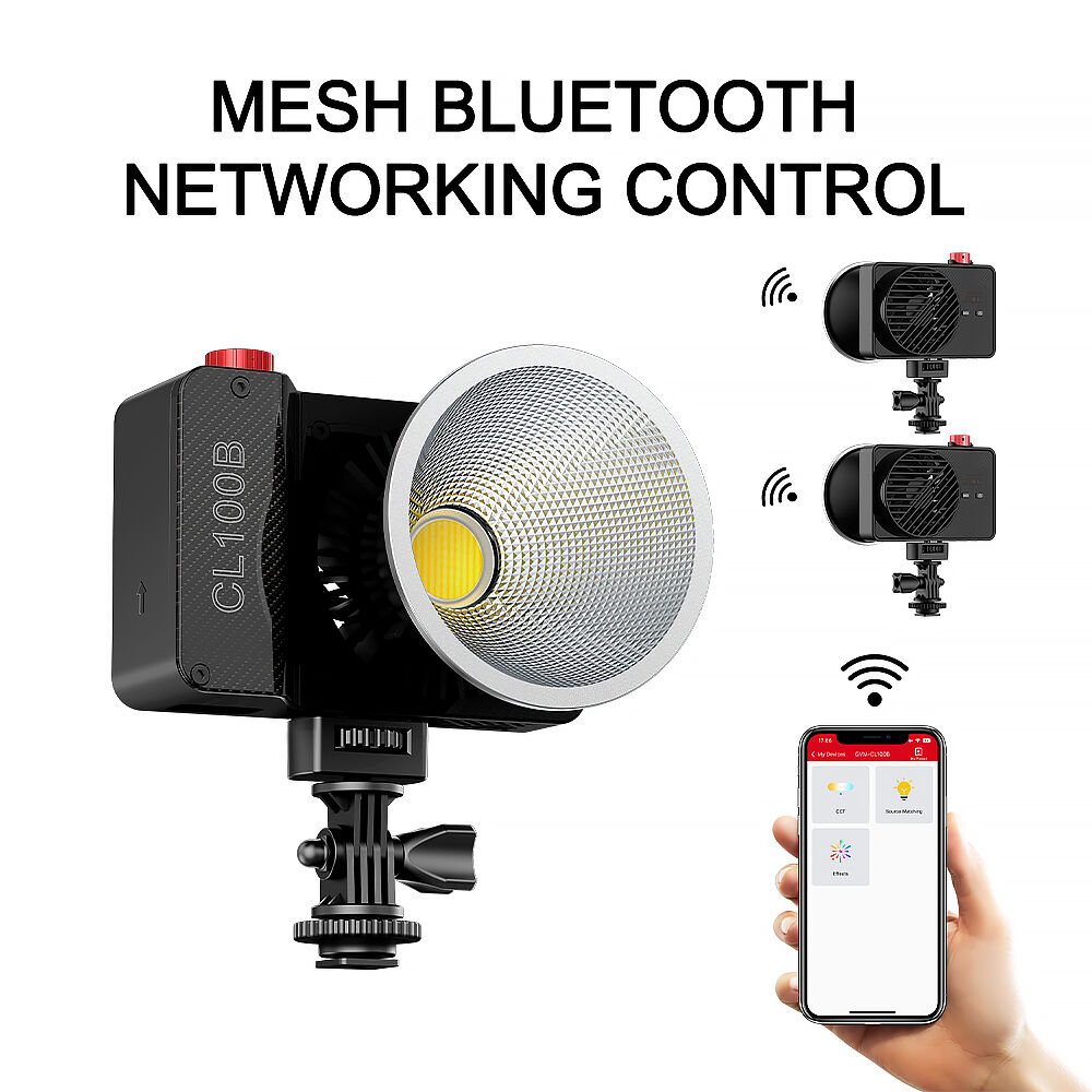 ไฟสตูดิโอพกพา GVM CL100B แบบสอ - Outdoor Lighting For Photography บทวิจารณ์และราคา