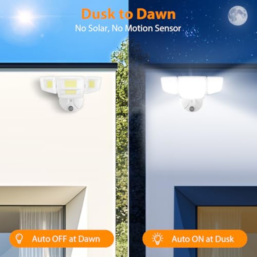 ไฟส่องสว่างกลางแจ้ง 90W แบบเปิ - Outdoor Lighting Dusk To Dawn บทวิจารณ์และราคา