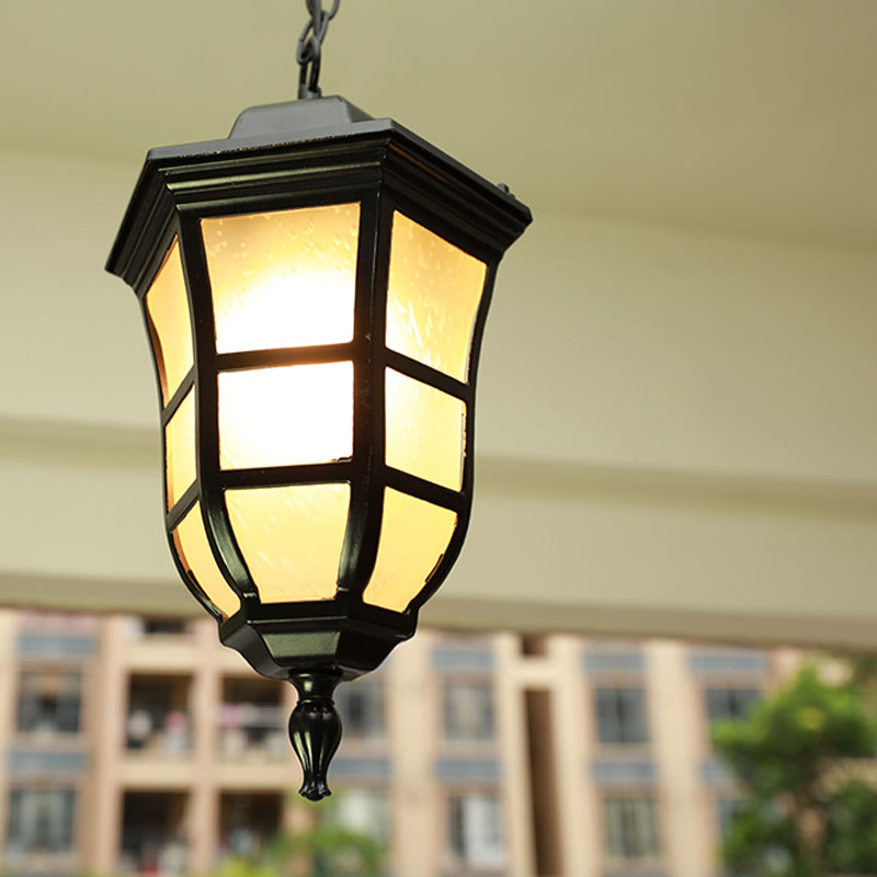 ยุโรปกลางแจ้ง LED จี้โคมไฟ Ret - Outdoor Lighting Chandelier บทวิจารณ์และราคา