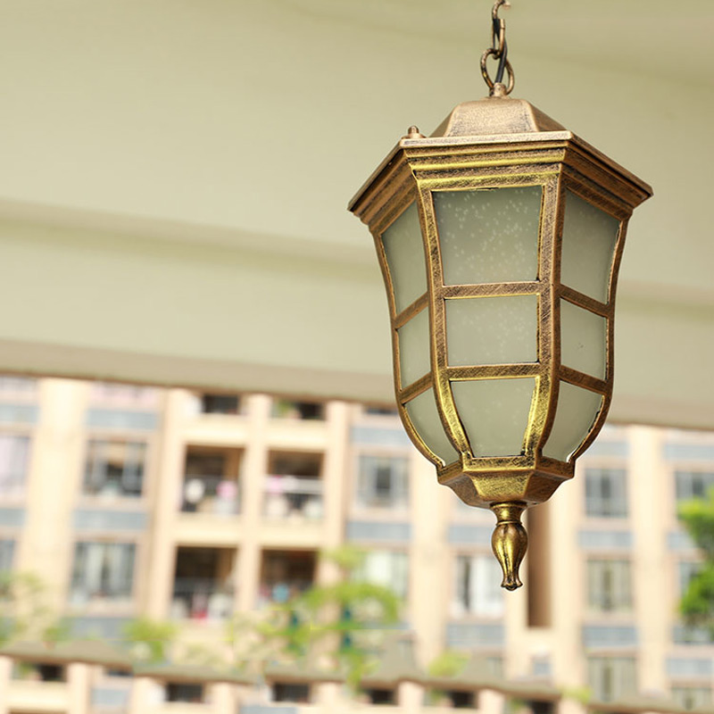 ยุโรปกลางแจ้ง LED จี้โคมไฟ Ret - Outdoor Lighting Chandelier บทวิจารณ์และราคา