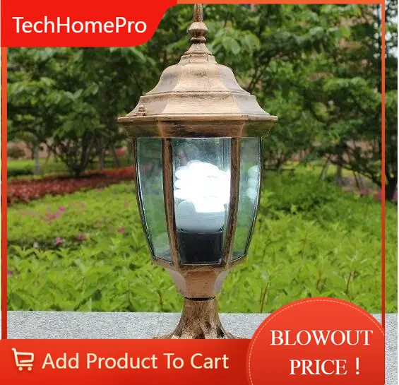 โคมไฟเสาเหล็กโบราณ TechHPAntiq - Outdoor Lighting For Fence บทวิจารณ์และราคา