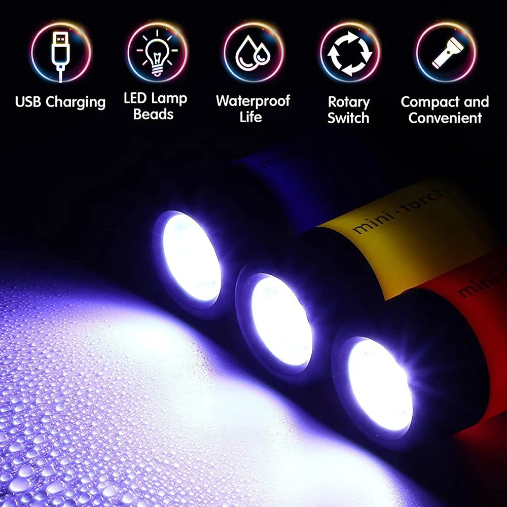 USB ชาร์จไฟได้ ไฟฉายขนาดเล็กสำ - Outdoor Lighting Panel บทวิจารณ์และราคา