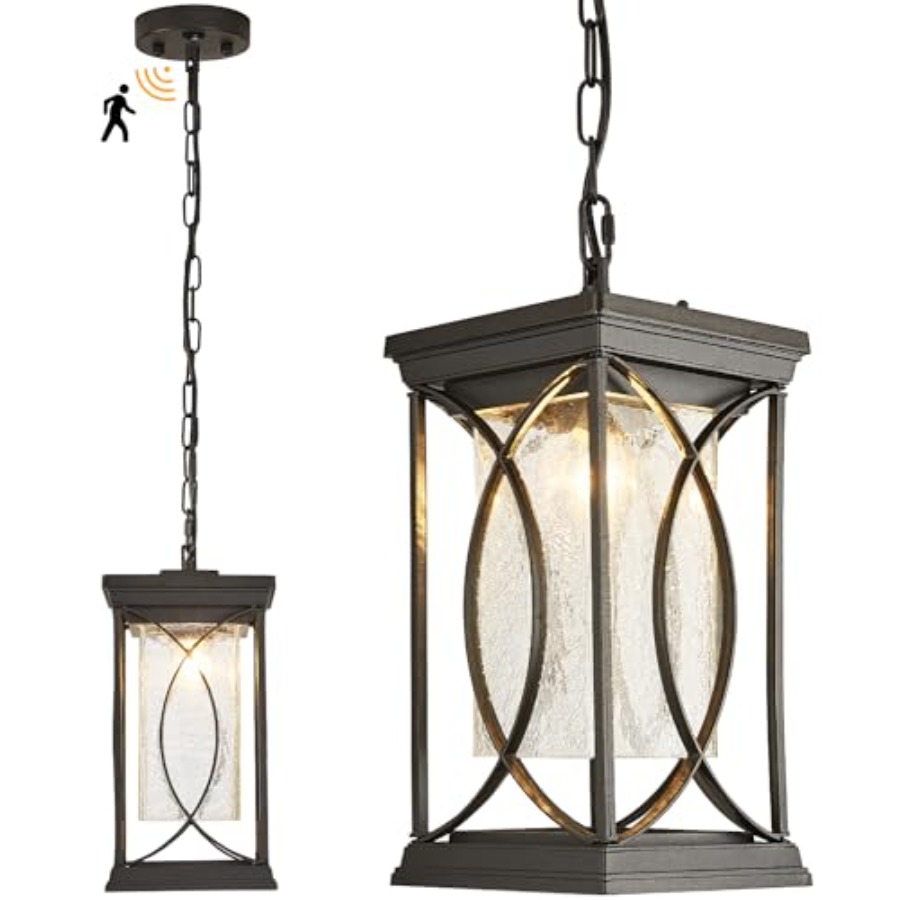 โคมไฟแขวนกลางแจ้งแบบติดเพดาน ส - Outdoor Lighting Dusk To Dawn บทวิจารณ์และราคา