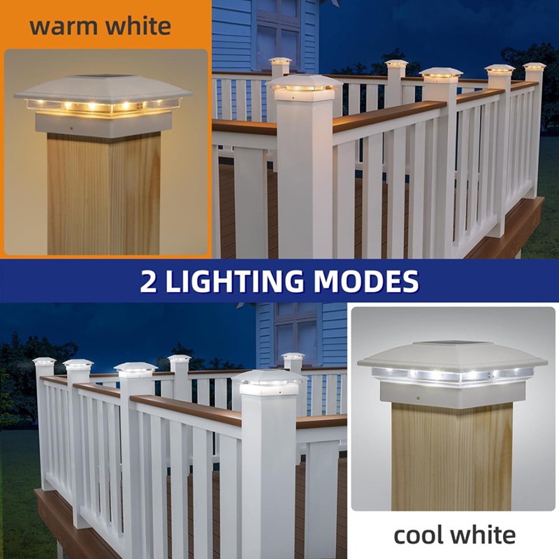 ไฟฝาครอบเสาพลังงานแสงอาทิตย์ 4 - Outdoor Lighting For Fence บทวิจารณ์และราคา