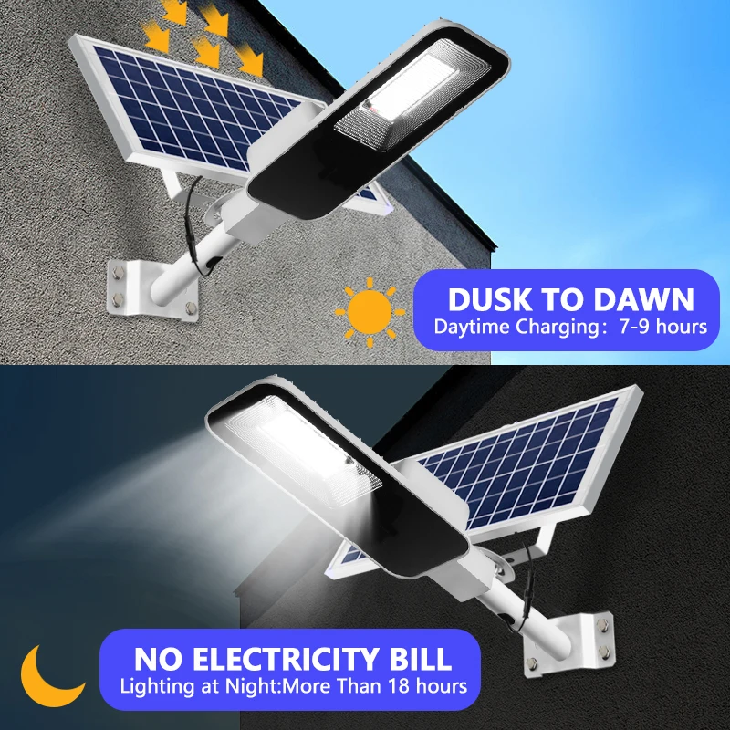 200W พลังงานแสงอาทิตย์ที่มีประ - Outdoor Lighting Dusk To Dawn บทวิจารณ์และราคา