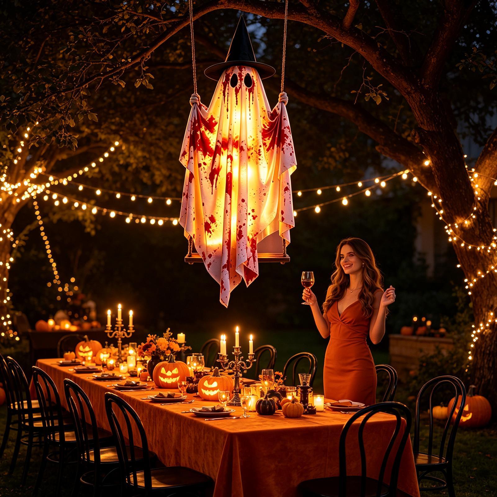 ผีฮาโลวีนสำหรับตกแต่งกลางแจ้งพ - Outdoor Lighting Remote Control บทวิจารณ์และราคา