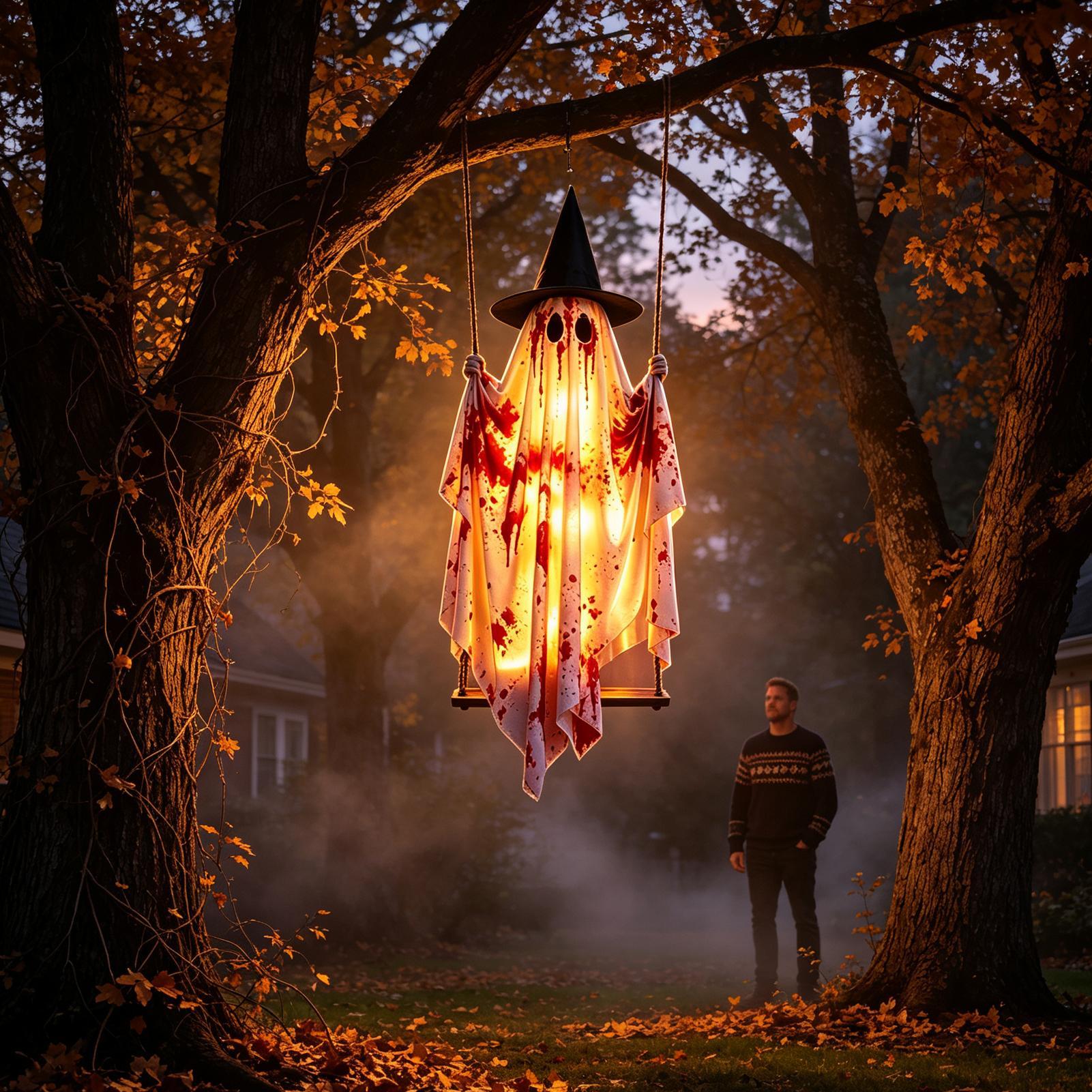 ผีฮาโลวีนสำหรับตกแต่งกลางแจ้งพ - Outdoor Lighting Remote Control บทวิจารณ์และราคา