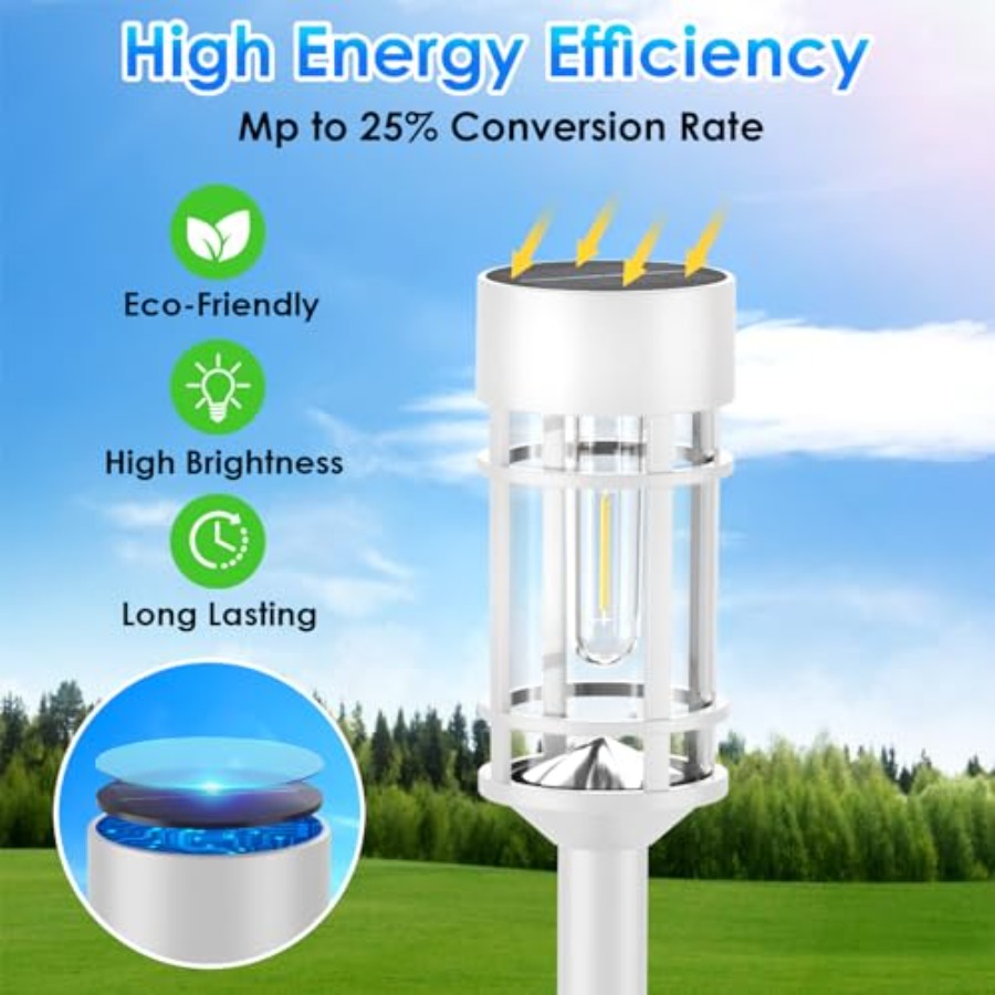 ไฟทางเดินพลังงานแสงอาทิตย์กันน - Outdoor Lighting Dusk To Dawn บทวิจารณ์และราคา