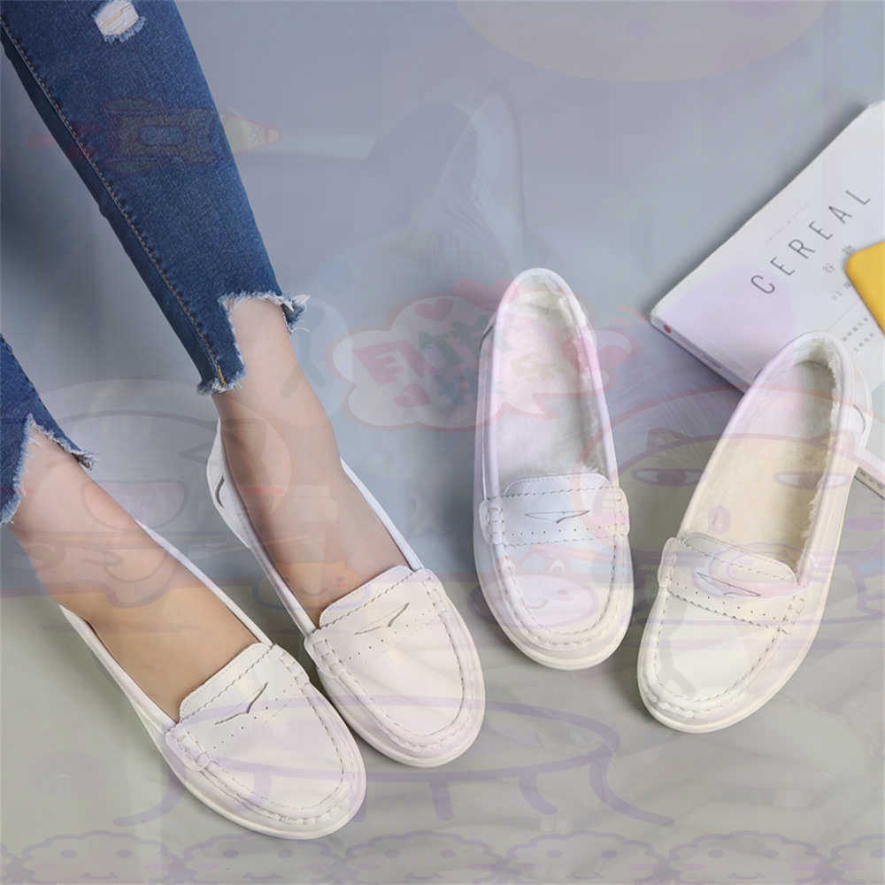 Soft SLIP-ON สตรีขนาดใหญ่รองเท - Outdoor Lighting Design Ideas บทวิจารณ์และราคา