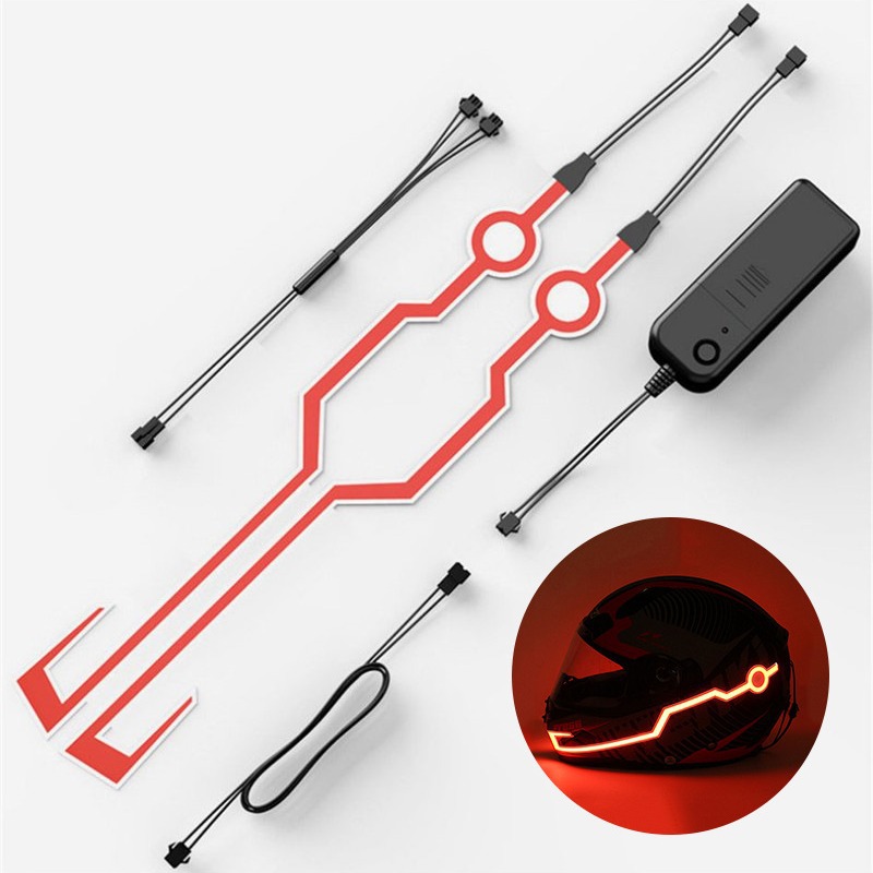 หมวกกันน็อคมอเตอร์ไซค์ขี่จักรย - Waterproof Led Strip บทวิจารณ์และราคา