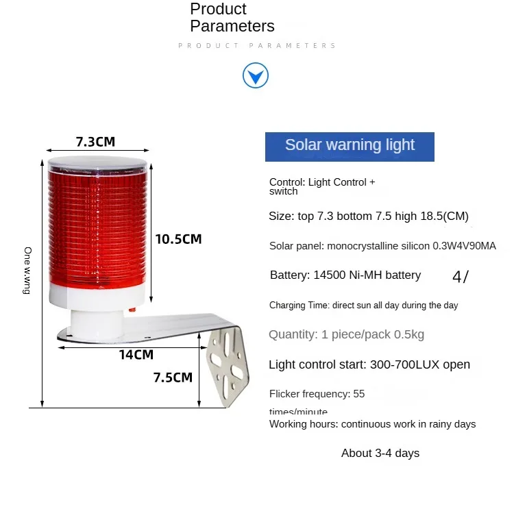 ไฟสัญญาณก่อสร้างถนนกลางคืนพลัง - Outdoor Lighting For Fence บทวิจารณ์และราคา