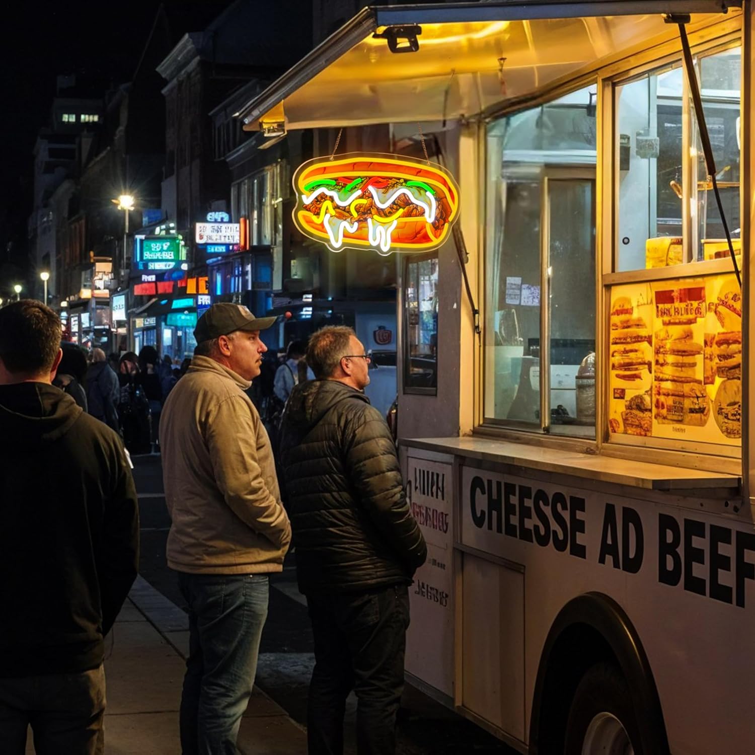 ป้ายไฟนีออน Philly Cheesesteak - Outdoor Lighting Vendor บทวิจารณ์และราคา