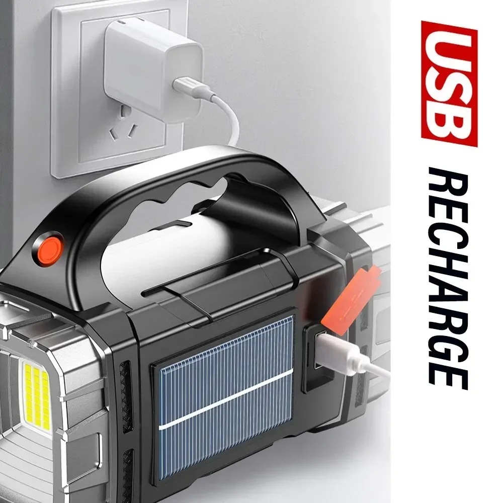 ไฟฉายมือถืออันทรงพลัง USB ชาร์ - Led Flood Light บทวิจารณ์และราคา