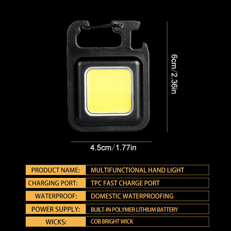 ไฟฉายพวงกุญแจ MINI COB สว่างพิ - Outdoor Lighting Panel บทวิจารณ์และราคา