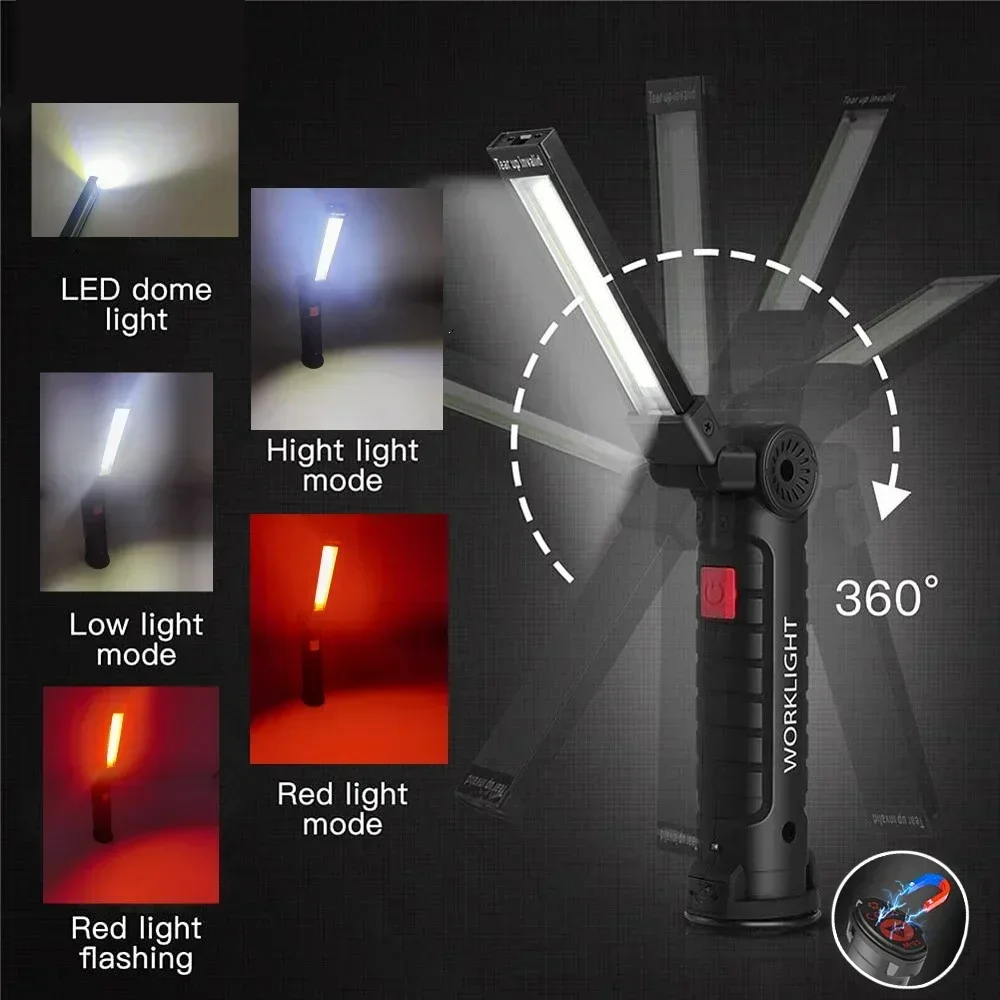 ไฟฉาย LED COB แบบชาร์จไฟได้ผ่า - Outdoor Lighting Panel บทวิจารณ์และราคา
