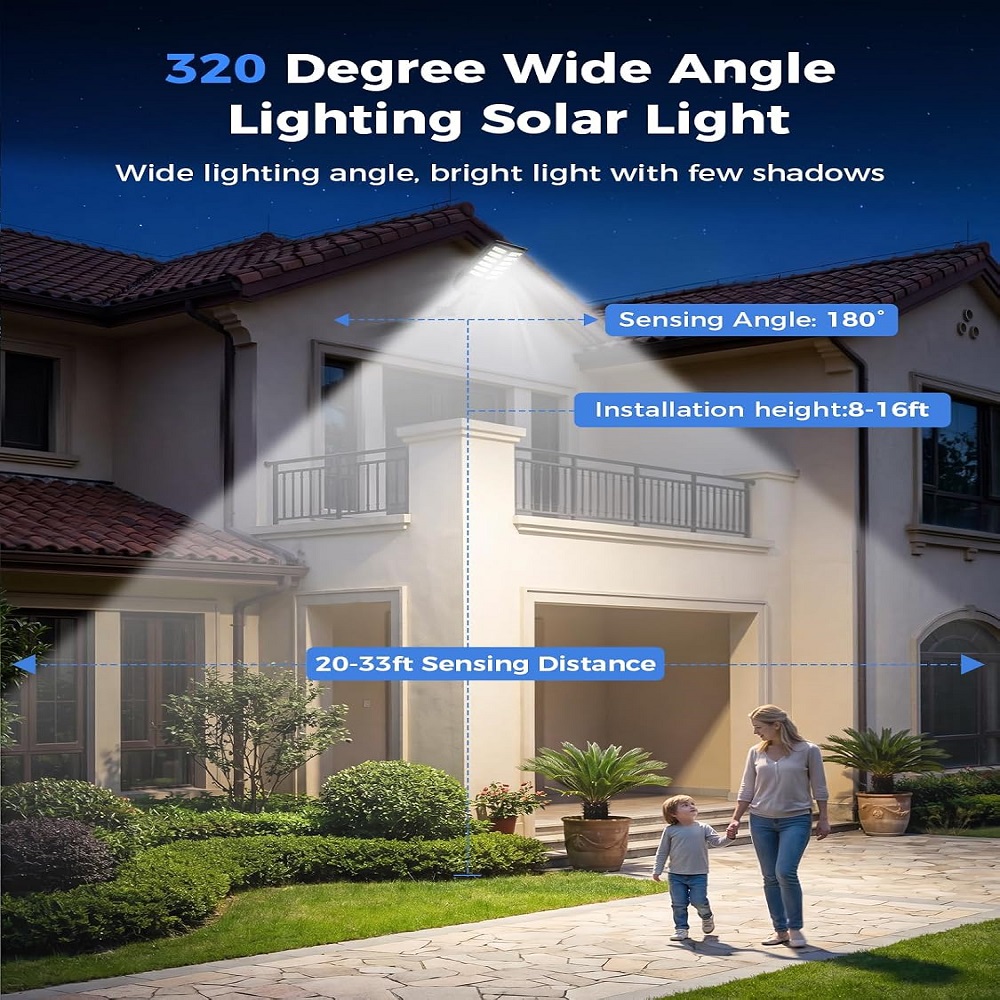 ไฟถนนพลังงานแสงอาทิตย์พร้อมเซ็ - Outdoor Lighting Dusk To Dawn บทวิจารณ์และราคา