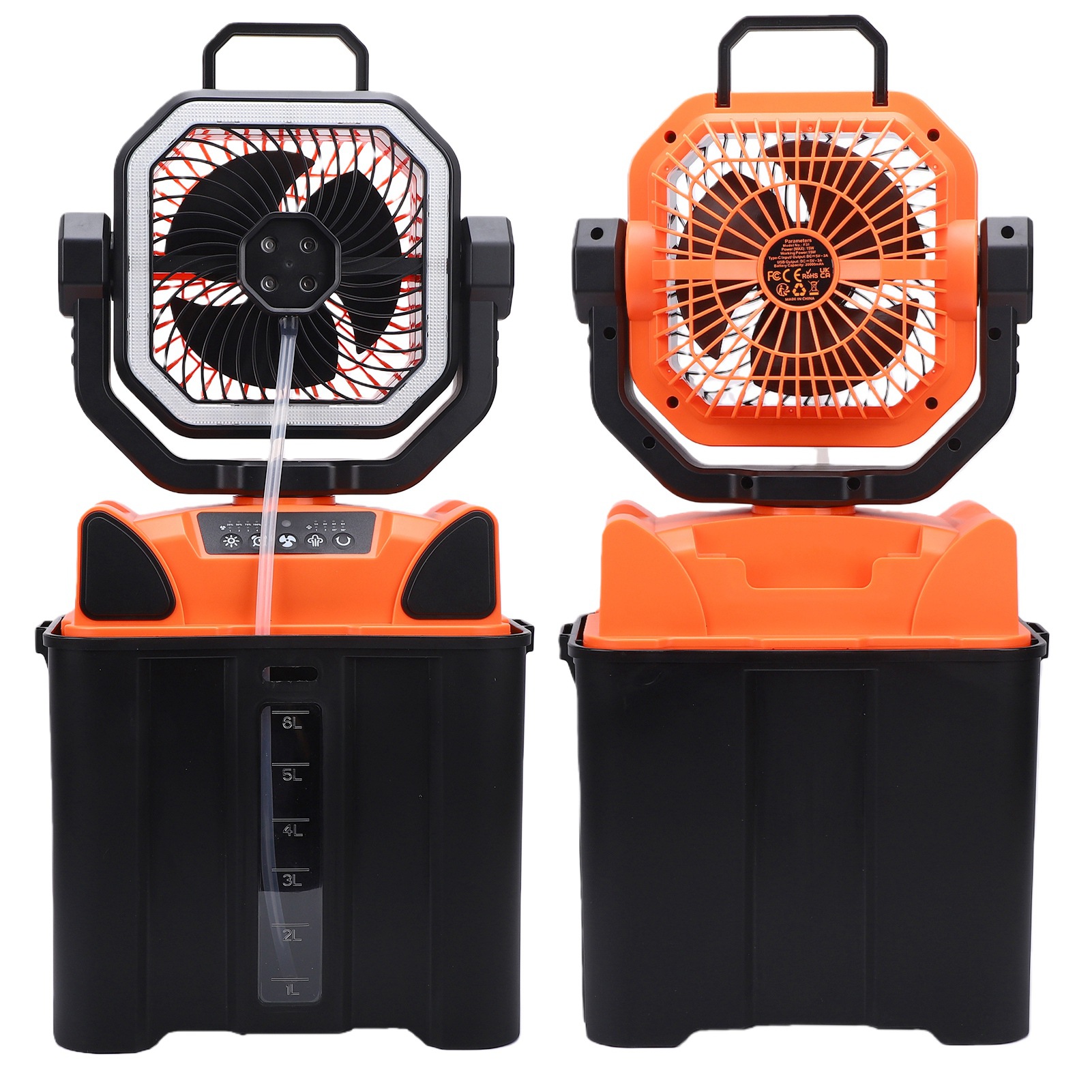 พัดลมแคมป์ปิ้งแบบชาร์จไฟได้พร้ - Outdoor Lighting Remote Control บทวิจารณ์และราคา